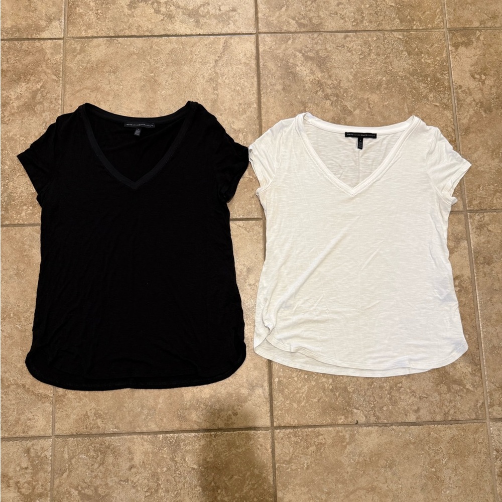 White House Black Market V-Neck T-Shirt Bundle